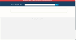 Desktop Screenshot of amed.com.mx