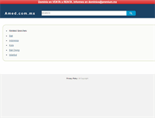 Tablet Screenshot of amed.com.mx