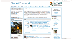Desktop Screenshot of amed.org.uk
